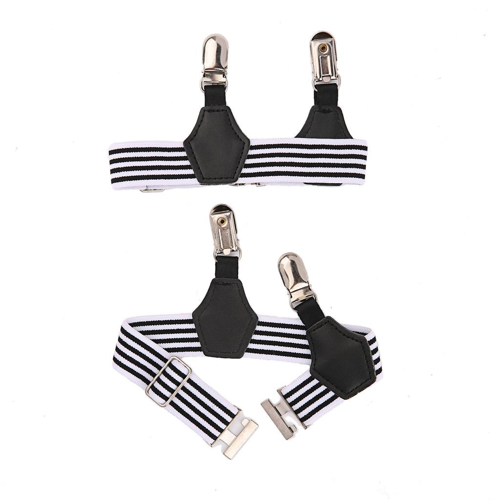 Unisex Sexy Tube Socks Garters Men Double Clips Man Suspenders Leg Single Clip Belt Hold Up Anti-slip Adjustable