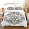 Microfiber Exotic Animals Duvet Cover Bohemia Mandala for Women Men Kids for Bedroom Decorations Wolf Dreamcatcher Queen King