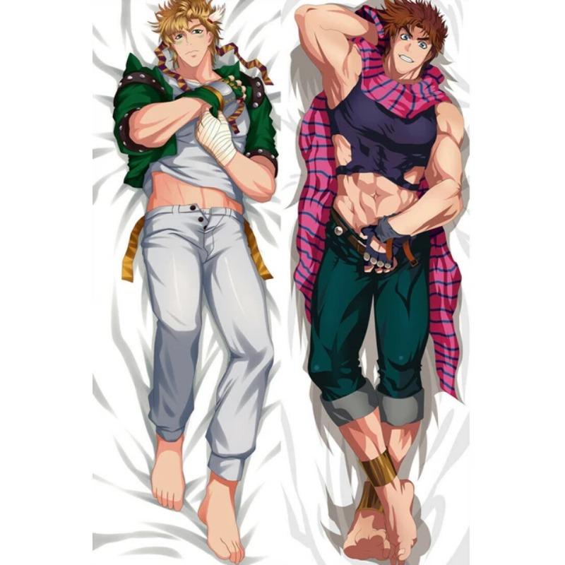 60x180cm Anime JoJos Bizarre Adventure Cosplay Props Kujo Jotaro Dakimakura Pillow Case Hugging Body Home Bedding Pillow Cover