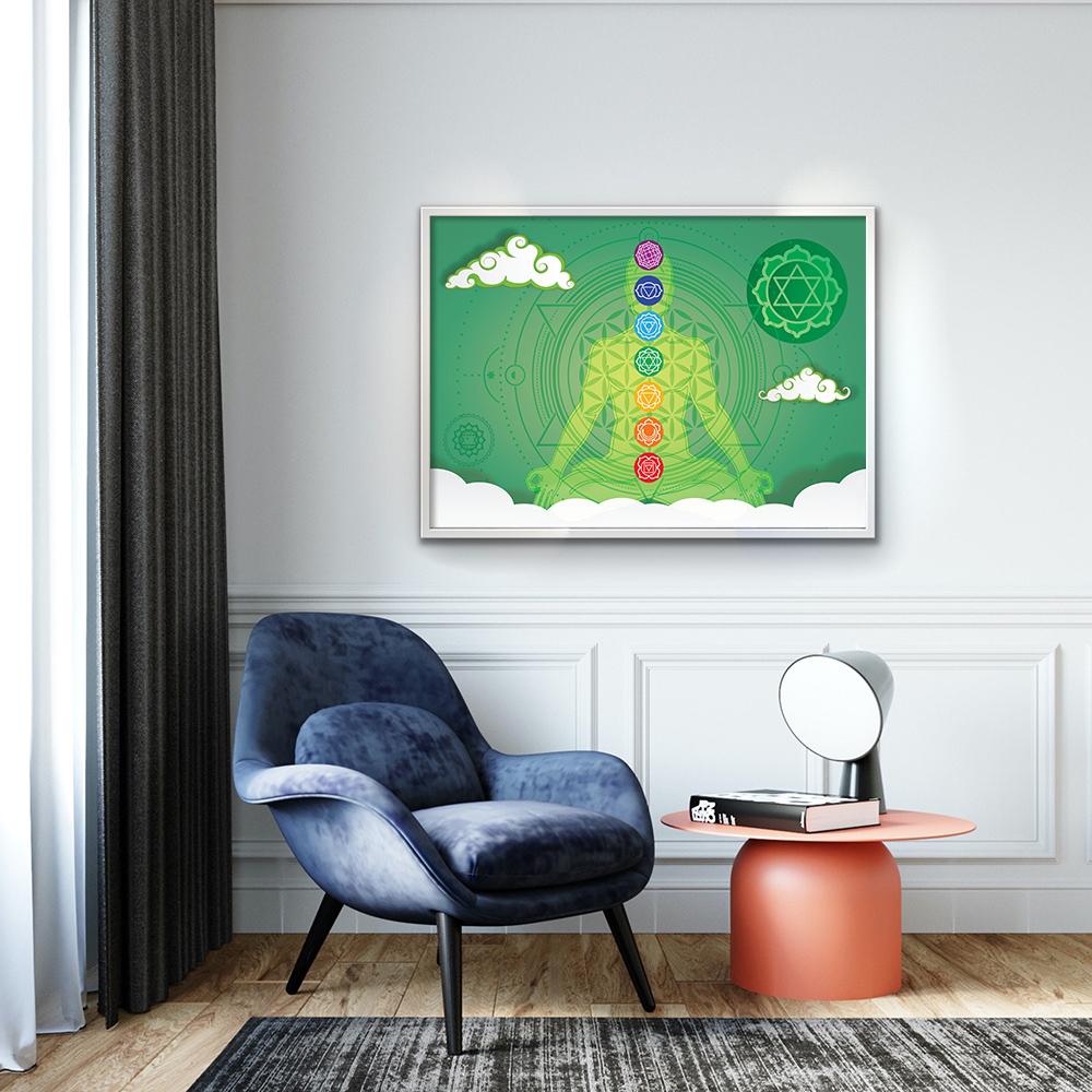 Yoga Meditation Poster Moderne Spirituelle Welt Leinwand Malerei Drucken Abstrakte Kunst Bild Für Wohnzimmer Home Wand Decor Cuadros