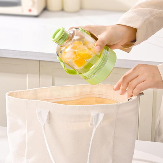 Eiswürfelform aus Silikon für Flaschen mit praktischem, herausnehmbarem Design, 380 ml, flexibel, mehrschichtig stapelbar, ideal für unterwegs