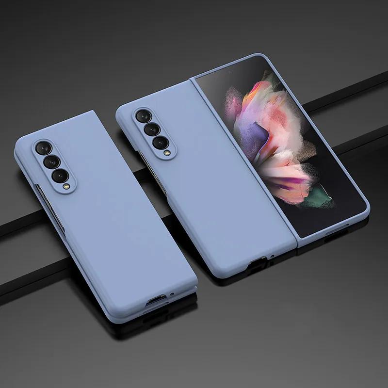 Plain PC Protection Cover Case for Samsung Galaxy Z Fold7 Fold4 fold6 Fold 7 6 4 5 5G fold5 Fold3 fold2 Fold 3 2 Phone Bag Coque
