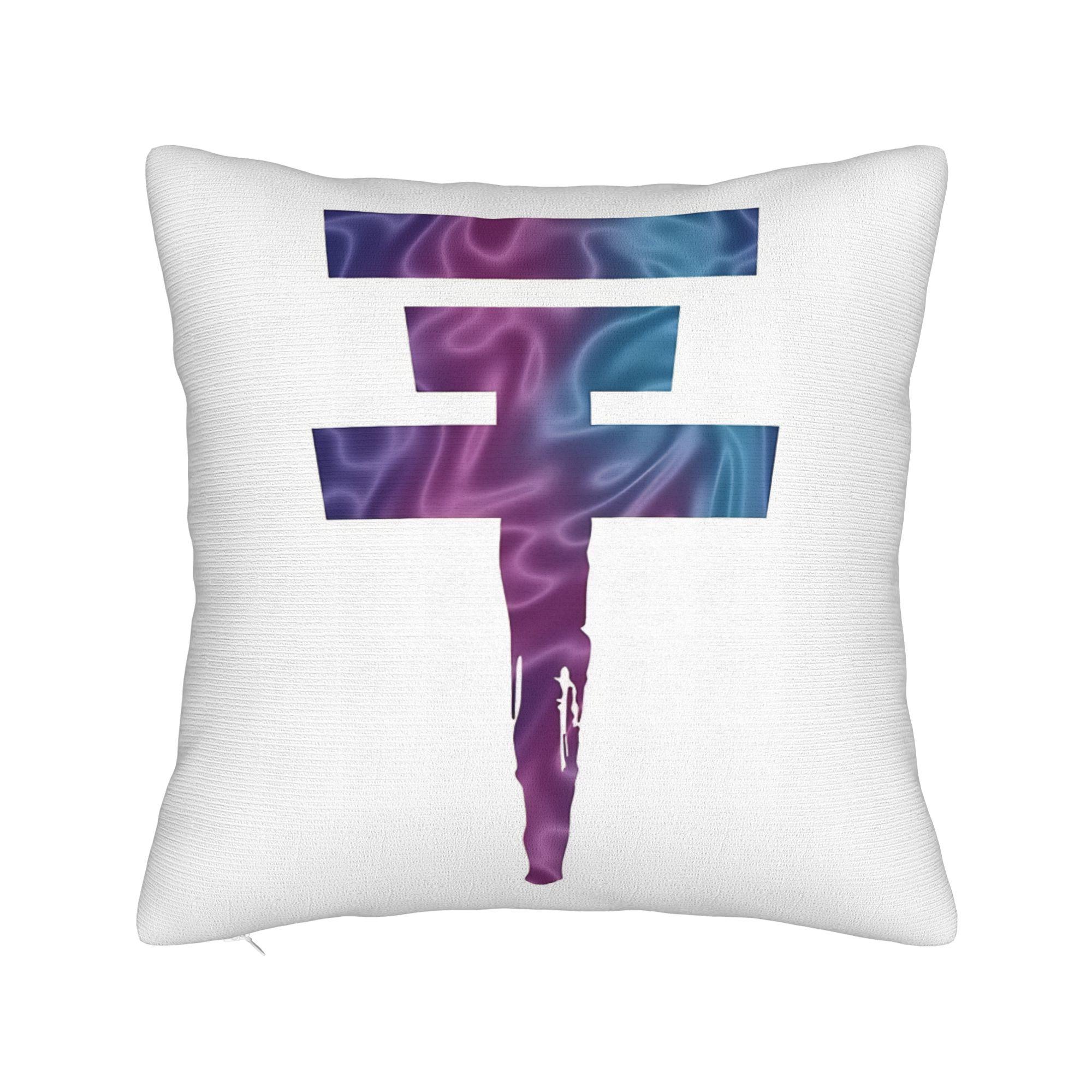 Том Каулитц Билл Каулитц Наволочка Печатная Наволочка Для Офиса Машины Домашнего Декора Винтажная Наволочка 12x12Inch