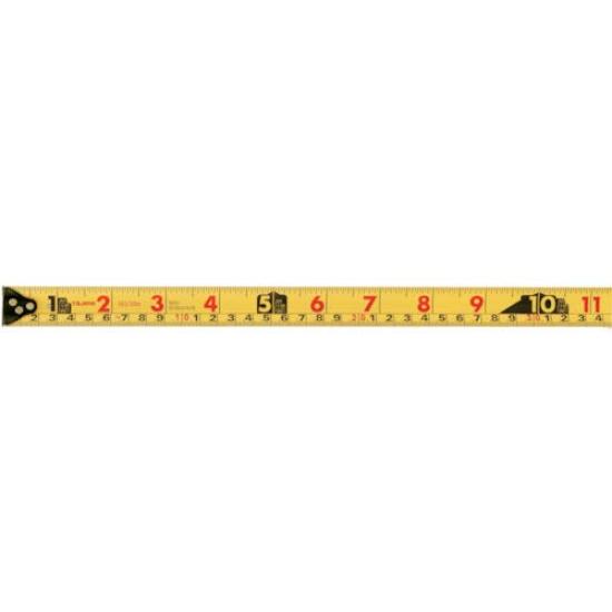 Tajima Convex Thick Nylon Coated Tape 5m x 25mm Thick Supercon 25 with Scale Equivalent to Shaku GASP2550S