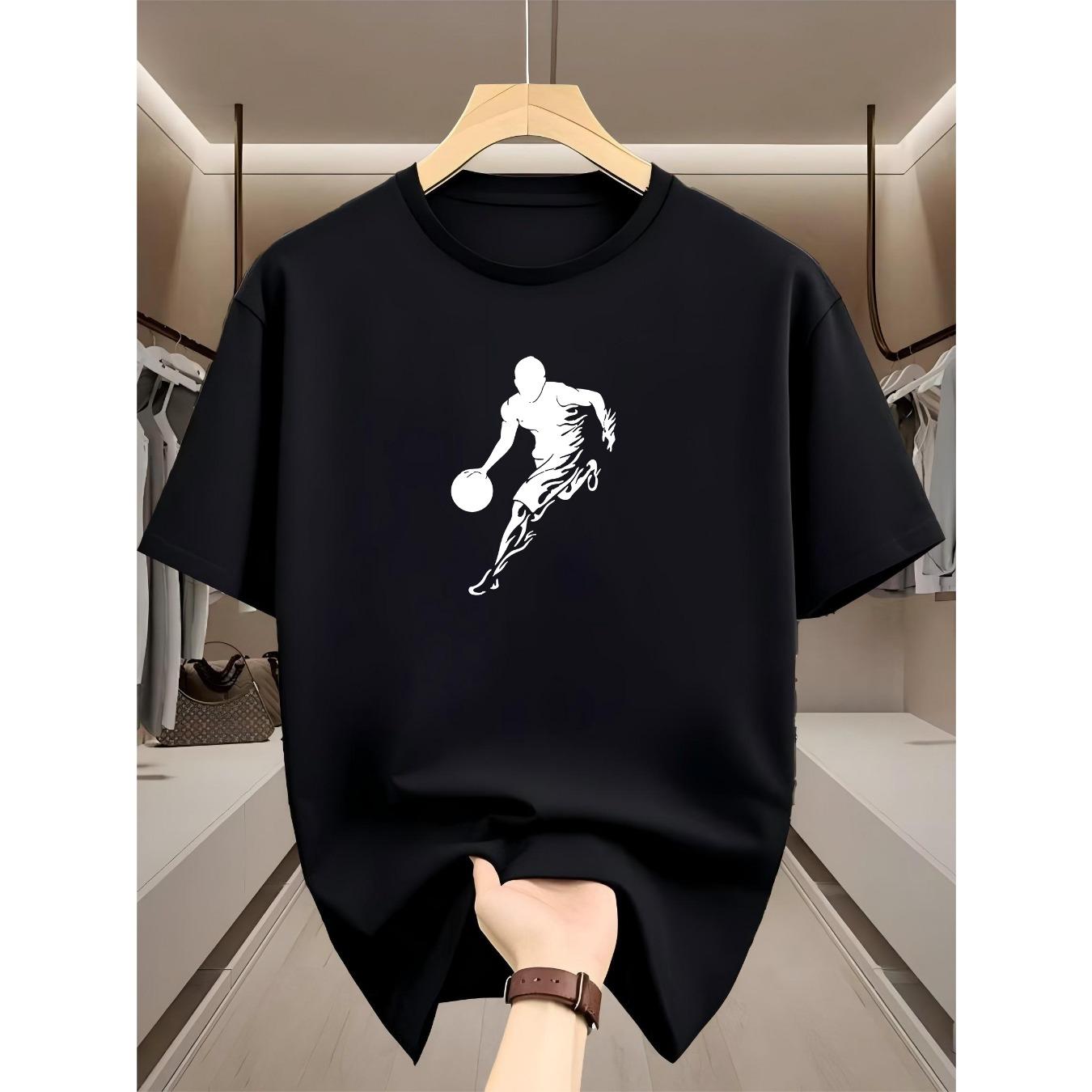 2026 Summer Short sleeved Men s T-shirt Loose Youth Versatile Trendy Round Neck Half Sleeve Simple S
