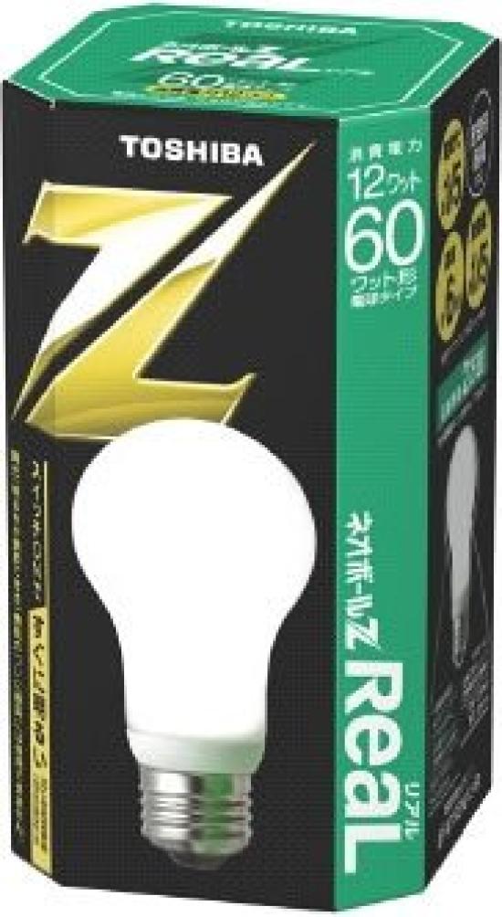 

Toshiba Neoball Z Real Bulb-Shaped Fluorescent Lamp, 60-Watt Bulb, Daylight White, EFA15EN12-R, 26mm Base Diameter