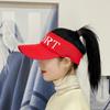 Bilyclub Sun Protection Hats For Women Men Visor Hat Chirdren Cap Letters Sport Baseball Caps Empty Top Leisure Summer Cap