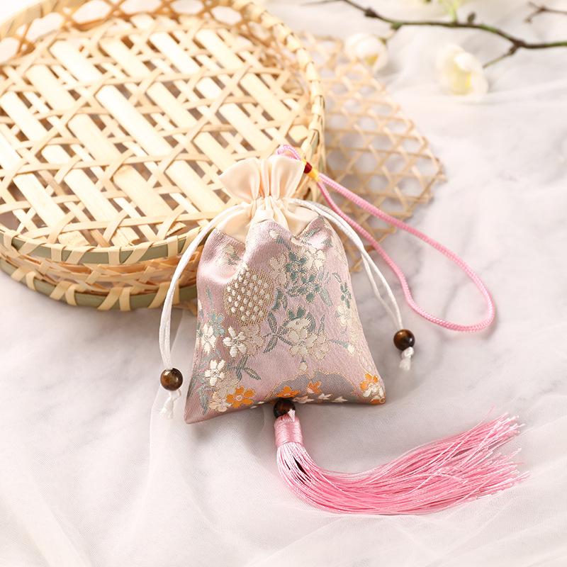2026 New Sachet Mugwort Sachet Bag Cloth Bag Brocade Embroidery Sachet Car Hanging Purse Empty Bag Lucky Bag