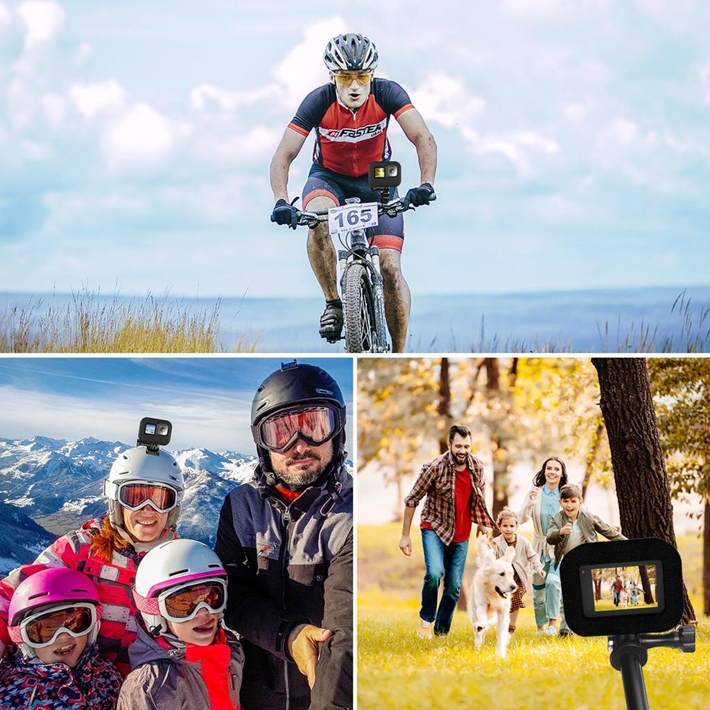 Foam Shell for GO 13 Minimizes Wind Interferences Foam Cover for Cycling Skiing and Surfing For Video Cameras