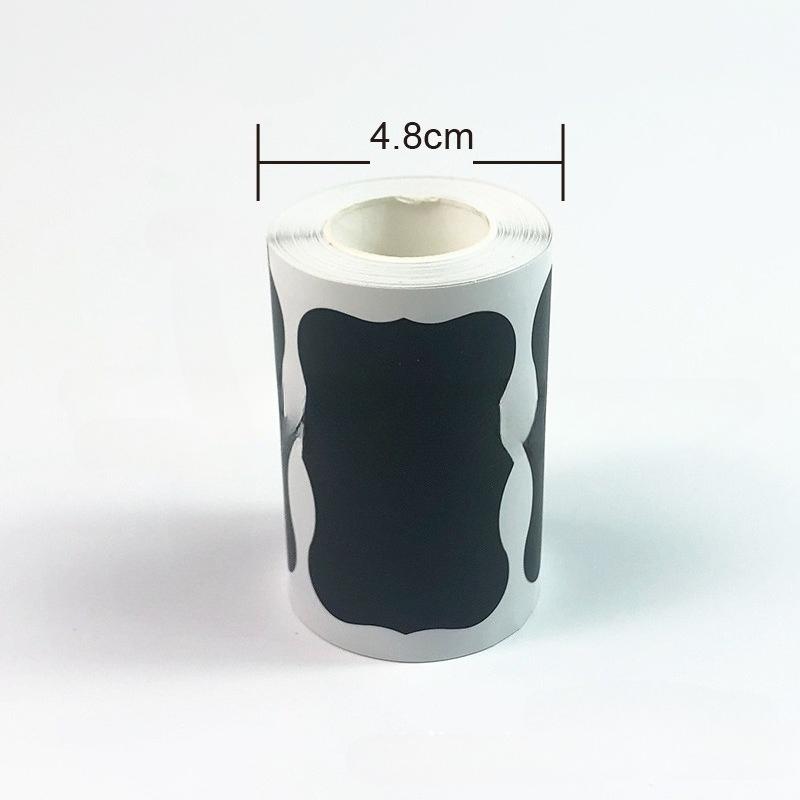 

[Waterproof Labels With Tag Pens Included] 120pcs+Reusable Waterproof Blackboard Labels With Tag Pens B120 Sticker чёрный