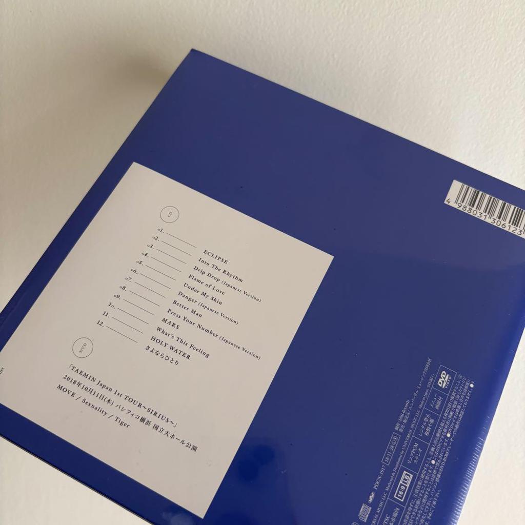 [USED] SHINee Taemin's first solo album in Japan, "TAEMIN" 2-disc set