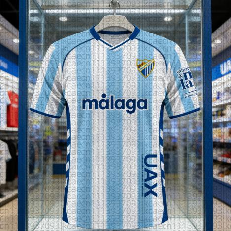 MDHAO xin nan zhuang  3D txu 2026 Nieuwe Mode Voetbalshirt Malaga Heren en Dames Athleisure T-shirt Zomer Sneldrogend Zacht Lichtgewicht voor Heren T-shirts 4XL