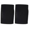 2pcs Wrist Support Brace Hook and Loop Adjustable Wrist Strap Reversible Wrist Brace(Matte Black Glossy Black )