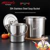 Jinwanfu Rostfritt Stål Mångsidig Hink