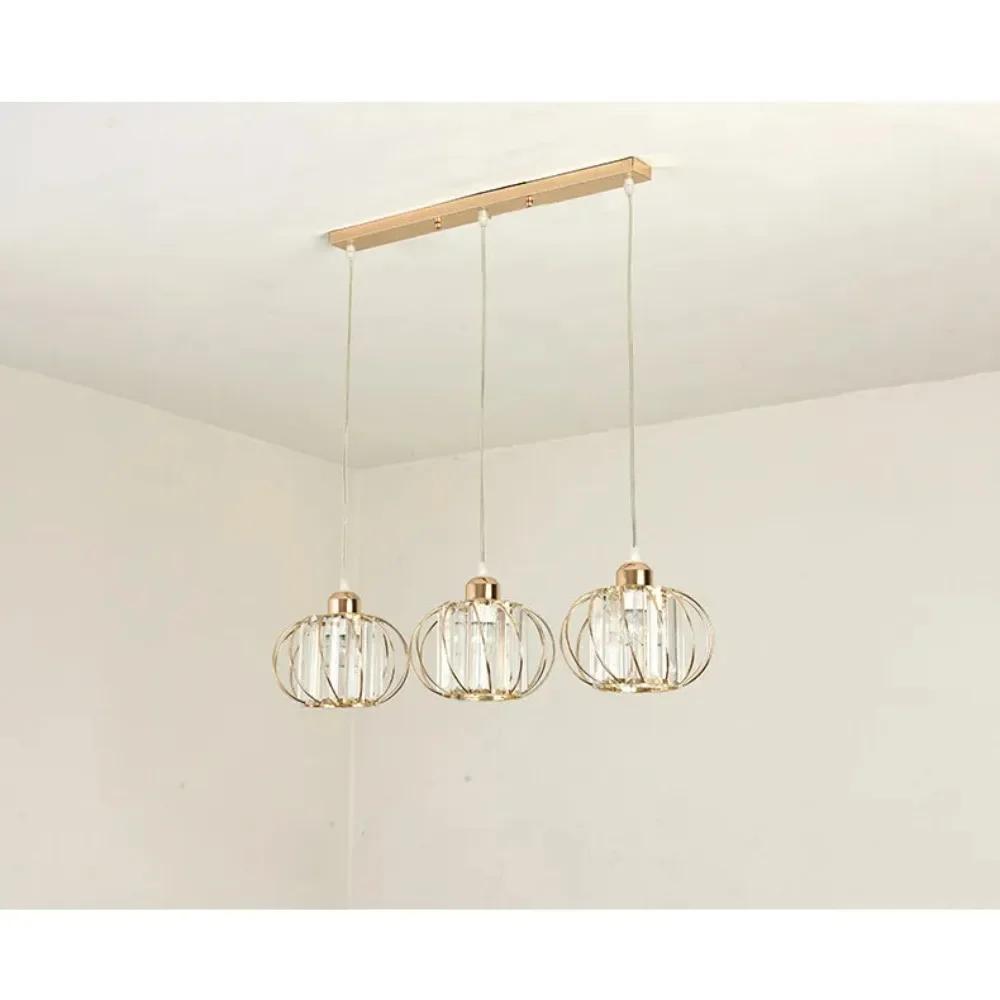 Round Corridor Light Entrance Light Crystal Living Room Light Simple Nordic Walkway Small Ceiling Light