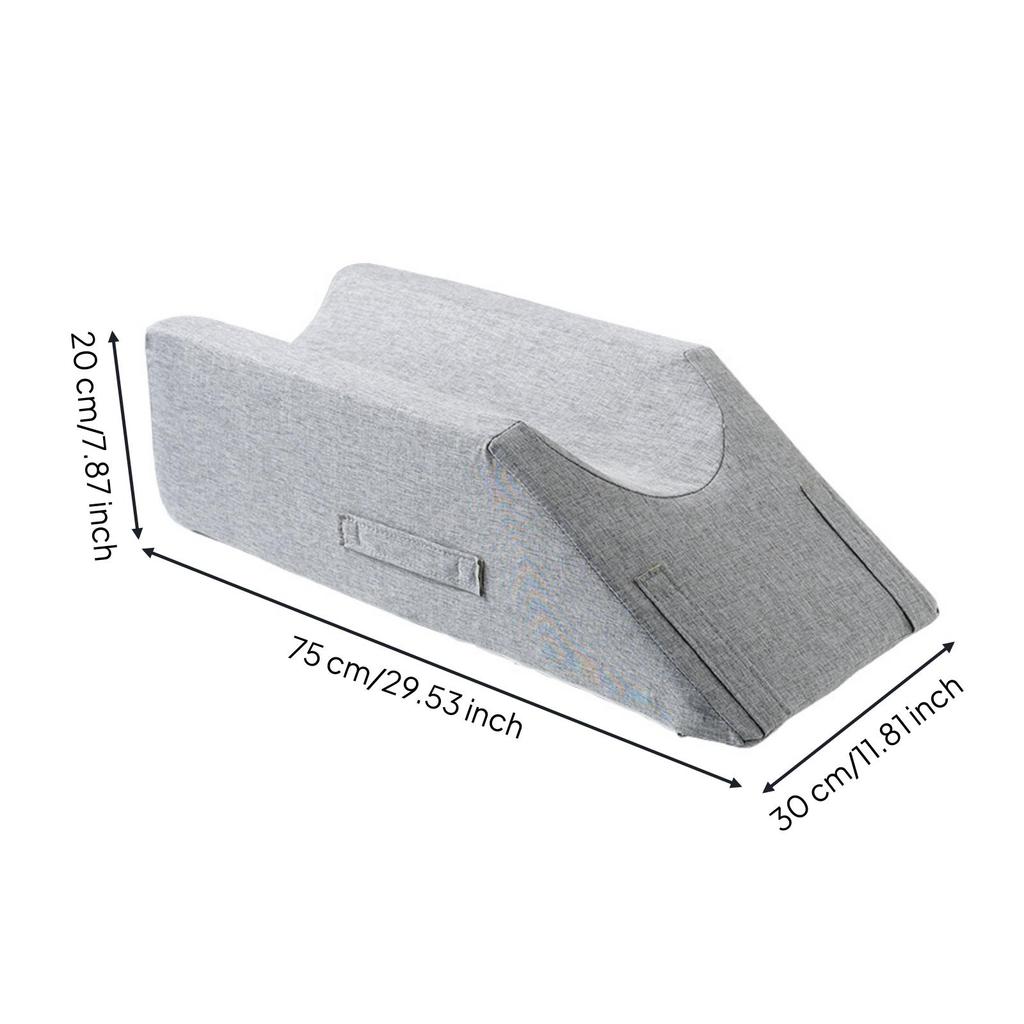 Leg Elevation Pillow with Handles Stable for Bed, Lounging