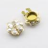 New 1-piece23MM French Style Shirt Cufflink Set, Simple Wedding Shirt, Clothing Decoration Accessories