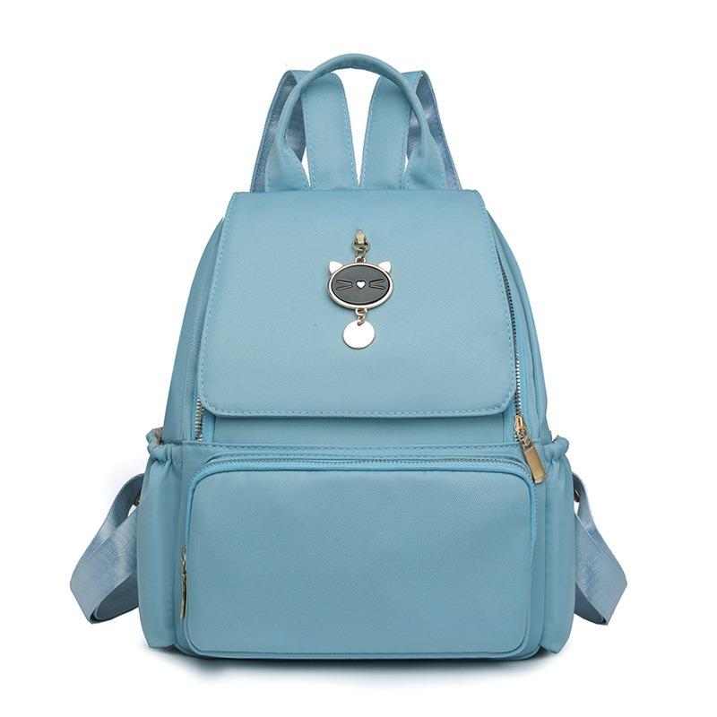 Spring new backpack nylon Oxford large-capacity bag women's simple casual backpack