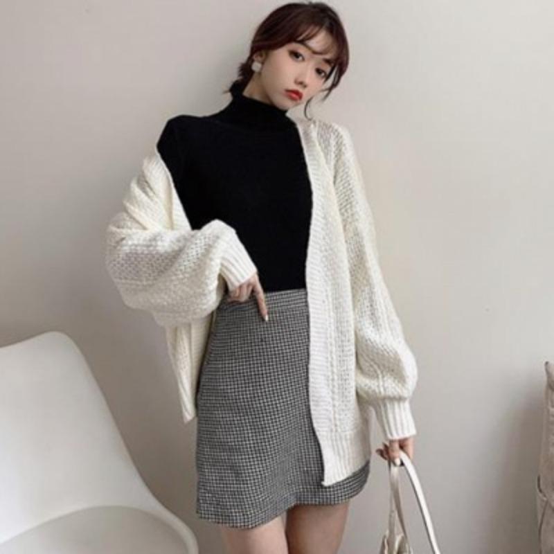 Autumn Winter Long Sleeved Turtleneck Pullover Sweater Solid Color Tops Slim Fit Women Knitted Sweaters Casual Simple Bottoming Shirt Female Clothing