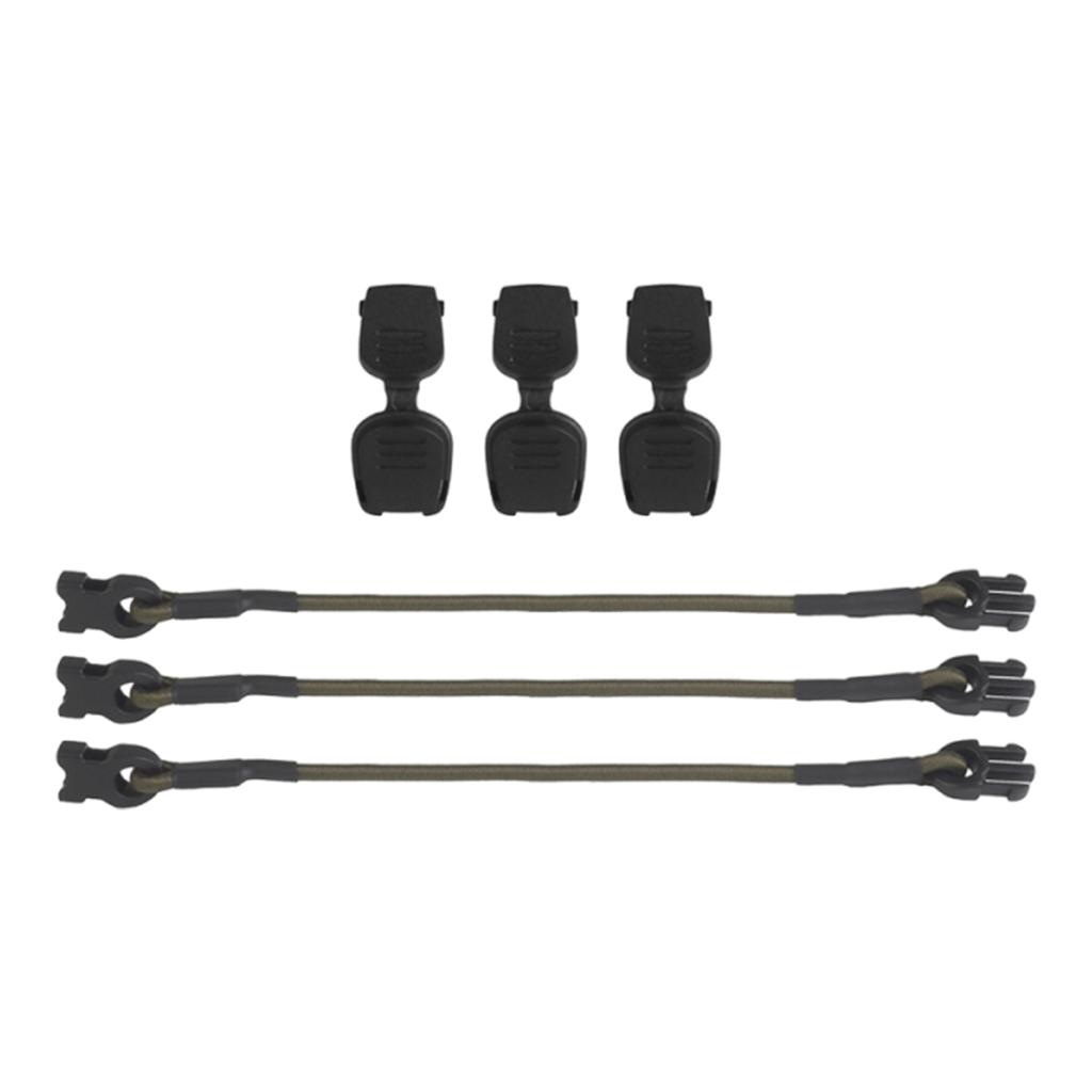 3 Stück Tourniquet-Halterriemen Verschleißfest Elastische TQ-Haltebänder Outdoor-Trainingsrucksack Lanyard für Chest Rig/Gürtel
