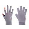 Ice Silk Fingerless Sun Protection Gloves for Men & Women: Ideal for Summer Cycling, Fishing, and Driving