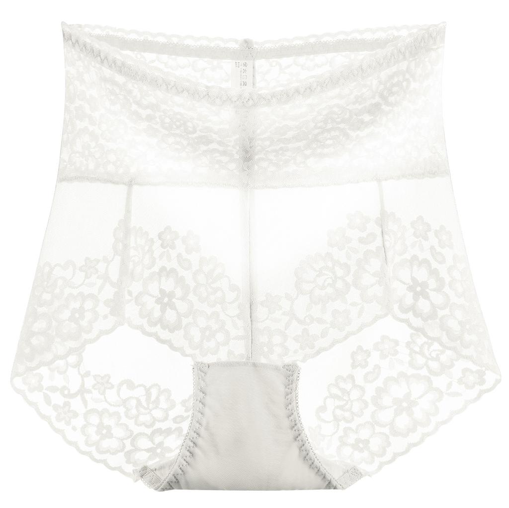 Women Slimming Underwear Knickers Briefs Seamless High Waist Transparent Lace Panties Sexy Briefs