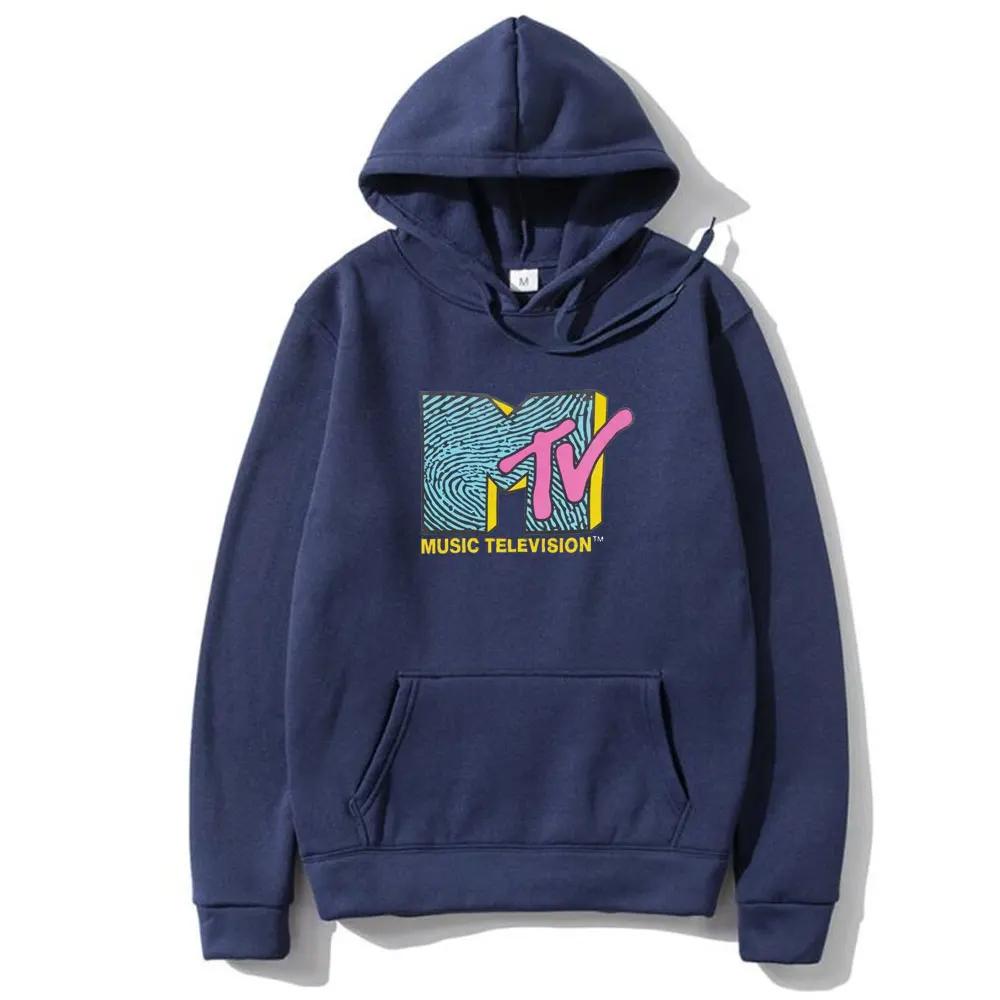 Herbst Winter Herren Hoodies Mtv Music Television Print Pullover Kapuzenpullover Damen Sweatshirt Unisex Streetwear Freizeit y2k Kleidung