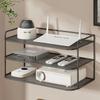 Modern Multi-Layer WiFi Router Wall Shelf No-Drill Heat Dissipation Rack Set-Top Box Organizer Wall-Mounted Storage Stand