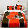 Cincinnati Browns Legacy Bedding Set 3pcs, High Quality Bedding Set Including 1pc Duvet Cover And 2pcs Pillowcases for Bedroom, Dormitory Gift