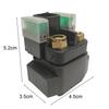Starter Solenoid Relay High Performance Rust-proof Black Motorbike Starter Relay Switch 31800-47E00 31800-21E20 31800-06G00 for