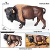 Large American Bison Buffalo Model Toy for Children's Learning