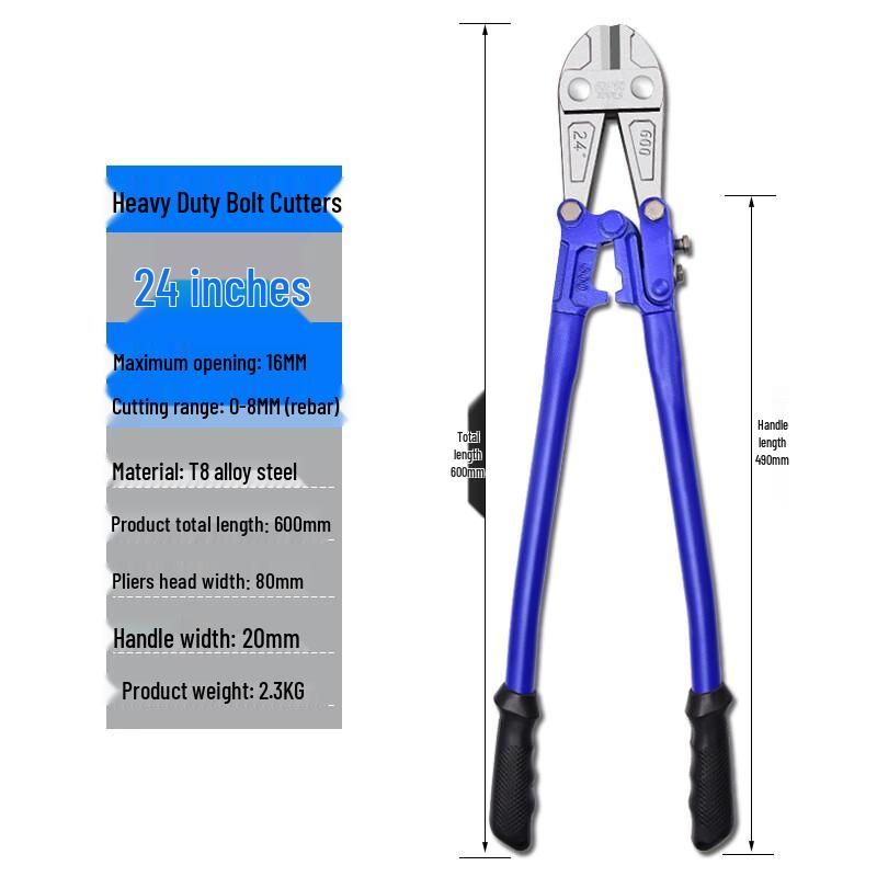 Qiucil 24-inch Heavy-Duty Bolt Cutter