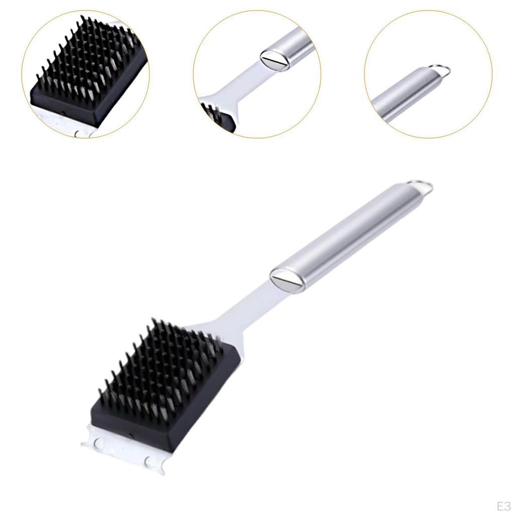 Grill Brush and Scraping Tool Comfortable Grip Wire BBQ Cleaning 35.5cmx6cm