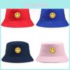 Cotton Embroidered Fisherman Hat With Sun Protection For Summer Beach And Casual Wear