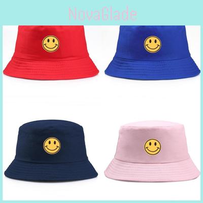 Cotton Embroidered Fisherman Hat With Sun Protection For Summer Beach And Casual Wear