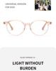 Unisex Ultra-Light TR Round Frame Glasses for Adults & Children - Myopia Compatible