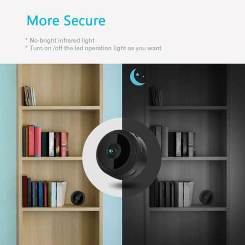 Night Version A9 Mini Camera 1080p HD Ip Camera Micro Camera Wireless Security Mini Camcorders Wifi Camera Voice Video 360 Degree Rotation