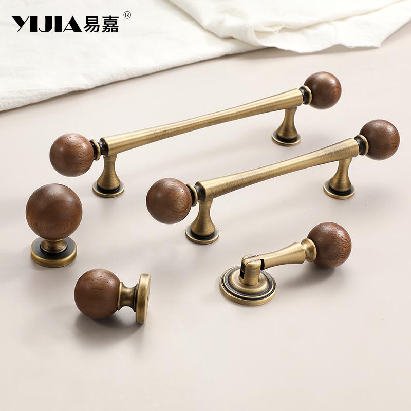 Wardrobe Door Handle Kitchen Door Knobs for Cabinets Knobs Wood Cabinet Knobs Nature Style Wooden Cabinet Handle