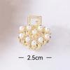 Mini Pearl Hair Claw For Women Girls Retro  Flower Crab Claw Clip Small Hairpins Hair Crab Girl Hair Accessories