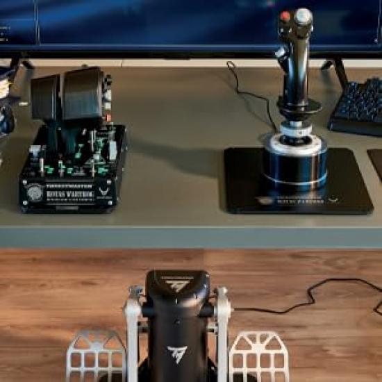 Thrustmaster HOTAS Magnetic Base for PC Flight Warranty Simulators, Detachable, 1-Year Manufacturer's