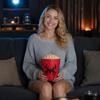 3D Molded Popcorn Bucket with Spider Web Texture and Raised Spider Emblem Durable Plastic Material for Movie Theater Use