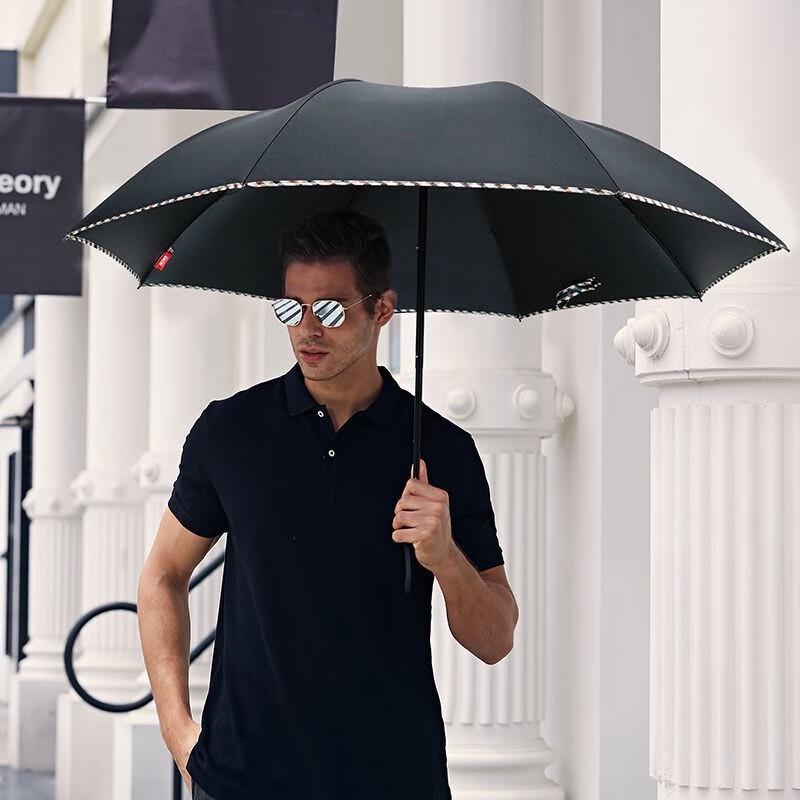Hongye Reinforced 8-Rib Folding Dual-Use Umbrella