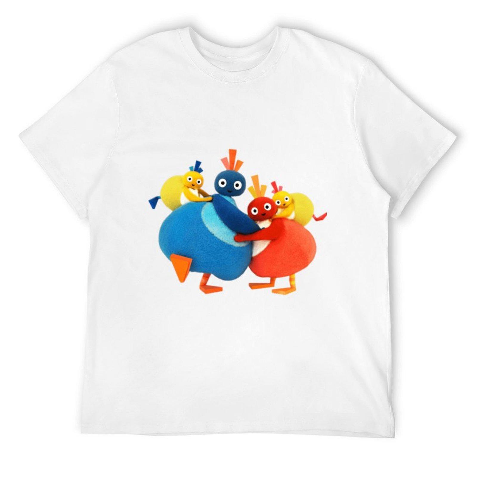 Twirlywoos Cute Characters TShirt Oversized Graphic Tee Cute Tops Unisexs Graphic TShirts Hip Hop S