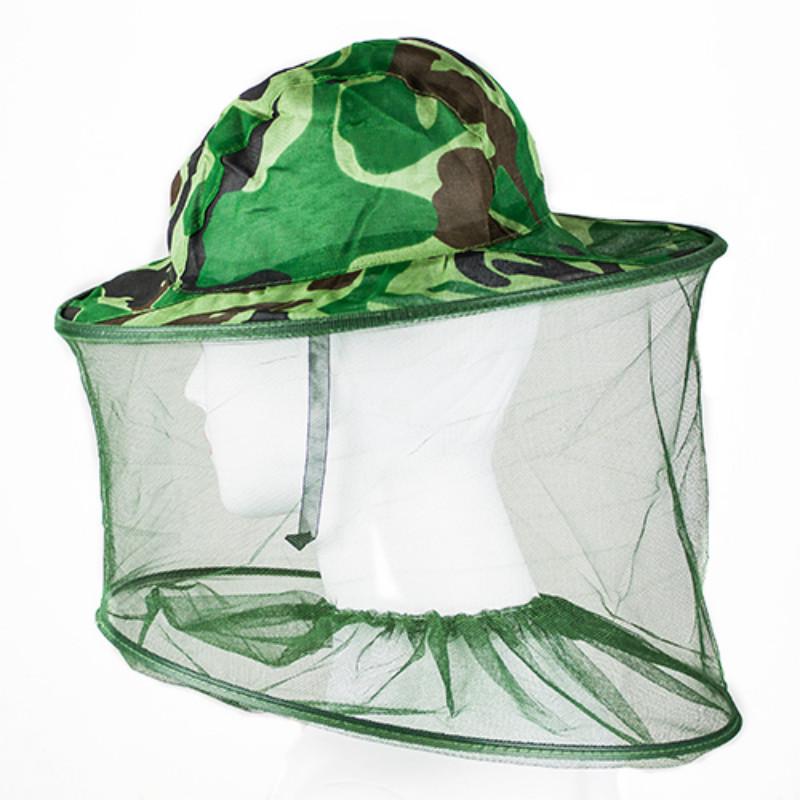 Outdoor Professional Mosquito Bug Insect Bee Resistance Net Mesh Head Face Protector Hat Cap