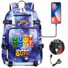 Game Merchandise Collision Party Usb Print Teen Middle School Schoolbag Men and Women Leisure Travel Backpack