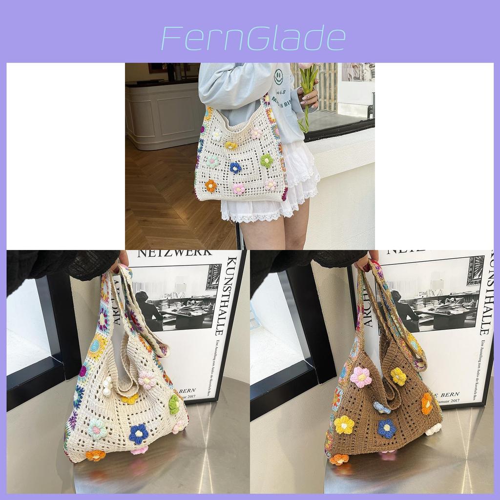 Streetwear Large Capacity Woven Tote Bag With Open Top For Daily Use