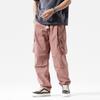 Summer Loose Wide Overalls Men's Street Straight-leg Pants Sports Outdoor Leisure Simple Solid Color