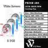 LDPCSJ Prism 4RS 120mm ARGB PC Case Fan with Infinity Mirror Design Motherboard Sync 4PIN PWM CPU Cooler Ventilador Fuel Injectors 6