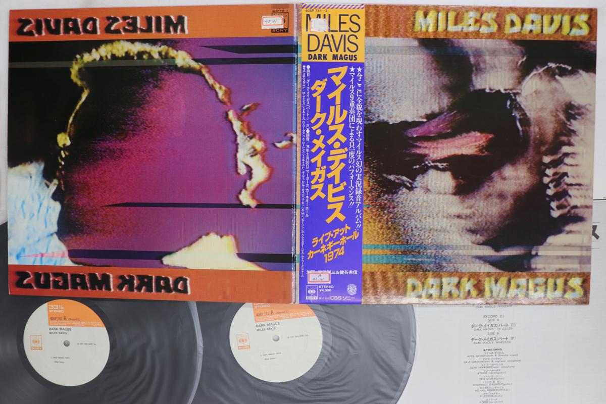 Виниловая пластинка MILES DAVIS Dark Magus 40AP7412 CBS 1977 Япония Obi Джаз Б/у