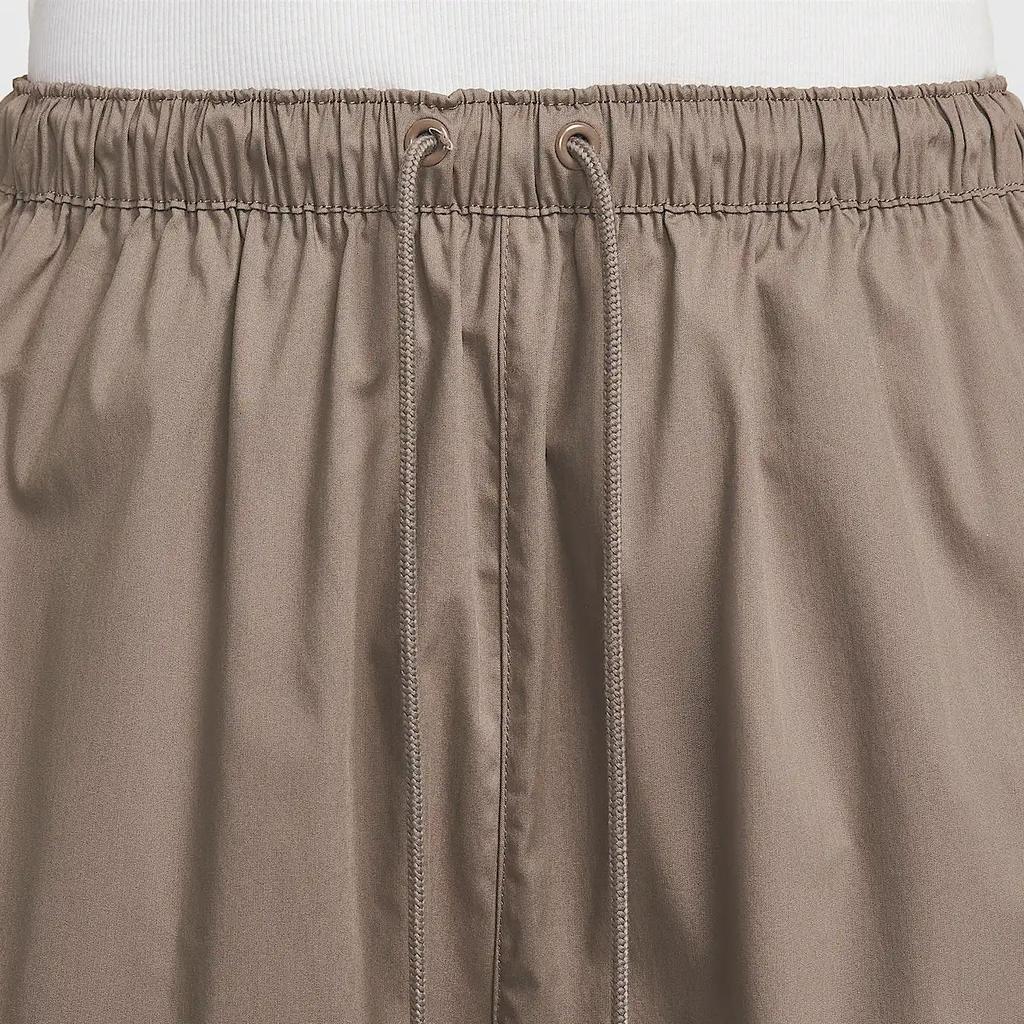 Nike Sportswear Mid-Rise Drawstring Solid Color Comfortable Cargo Pants Women Bottoms Mink-Brown IF0392-214